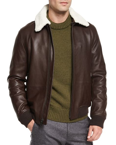 michael kors shearling jacket|michael kors jackets for men.